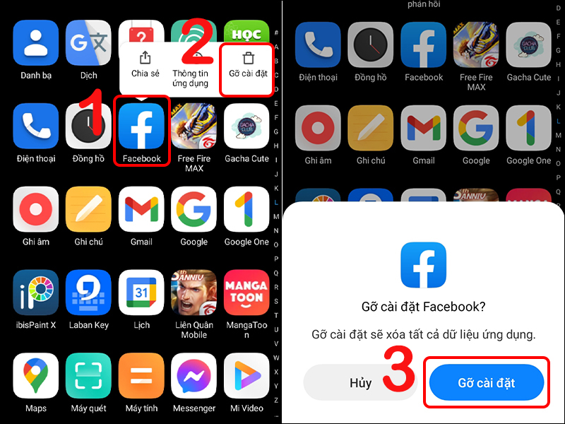 How to remove Facebook application on Android