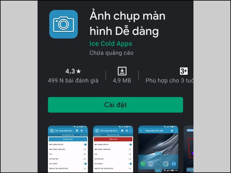  Ứng dụng Hình ảnh chụp screen Dễ dàng