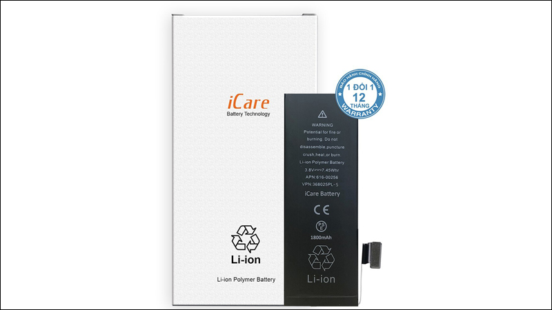 Pin dung lượng cao của iCare