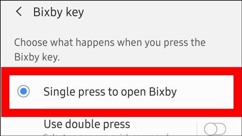 Kích hoạt Bixby trước khi dùng Bixby Voice