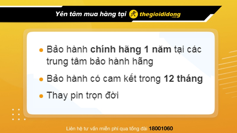 Chính sách bảo hành hấp dẫn