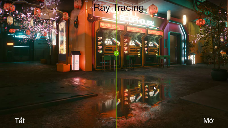 Được trang bị công nghệ Ray-Tracing (dò tia)