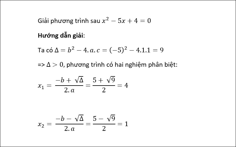 Công Thức Tính Delta Và Delta Phẩy Phương Trình Bậc 2   EZCach