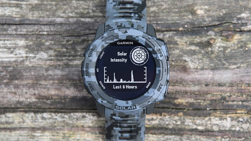  Garmin Instinct Solar d&acirc;y silicone camo