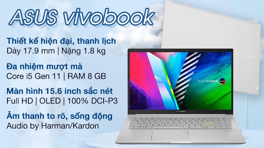 Hiệu năng vượt trội đến từ bộ vi xử lý Intel Gen 11 