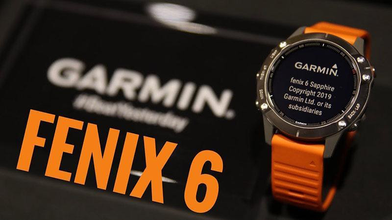 Đồng hồ th&ocirc;ng minh Garmin Fenix 6 c&oacute; m&agrave;n h&igrave;nh tr&ograve;n 1.3 inch 
