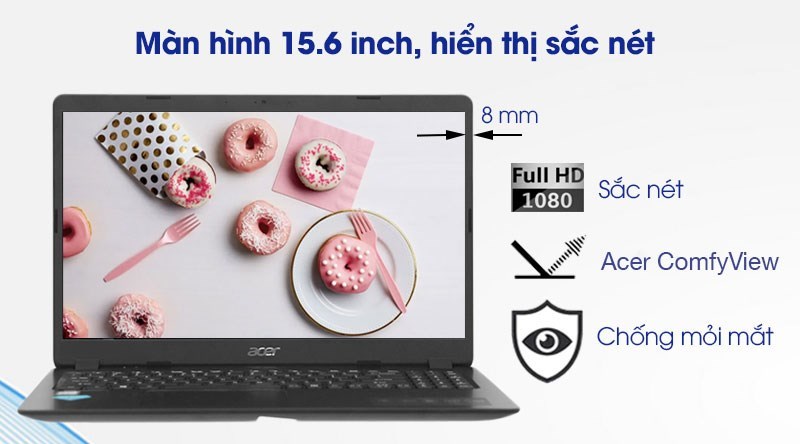 Màn hình Full HD đem đến chất lượng hiển thị tuyệt vời