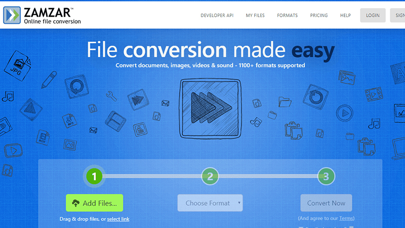 Chuyển đổi file WPD bằng phần mềm Zamzar
