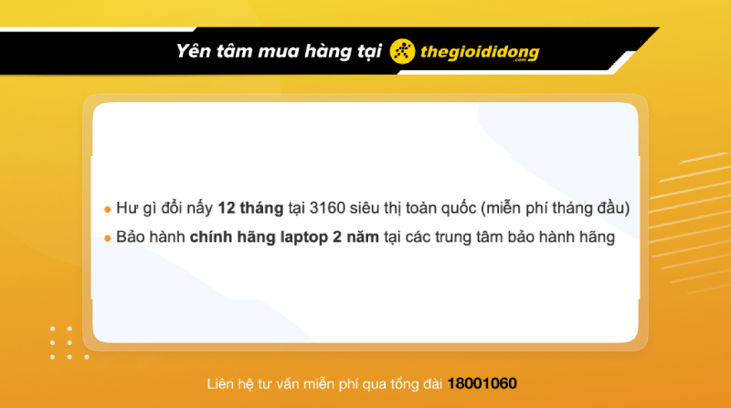 Ch&iacute;nh s&aacute;ch bảo h&agrave;nh laptop ASUS tại Thế Giới Di Động