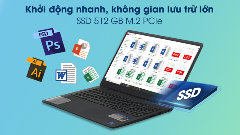 Cấu hình mạnh mẽ giúp thoải mái thao tác trên nhiều công cụ khác nhau
