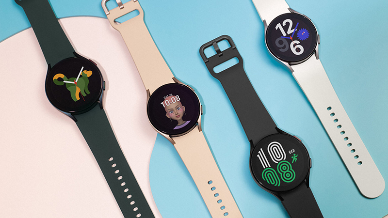Samsung Galaxy Watch4 cung cấp 4 m&agrave;u sắc t&ugrave;y chọn c&ugrave;ng với 2 phi&ecirc;n bản 40 mm v&agrave; 44 mm