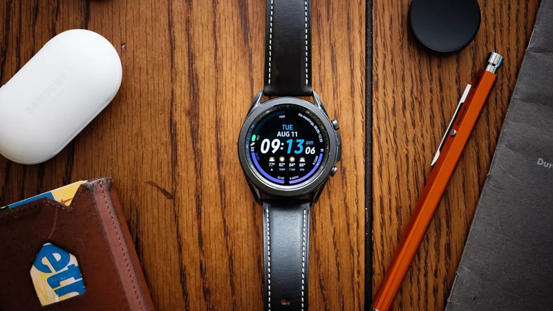 Samsung Galaxy Watch 3 LTE 41mm viền thép dây da đen