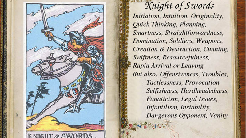 Ý Nghĩa Lá Knight Of Swords Trong Tarot Theo Chuẩn Rider Waite Smith