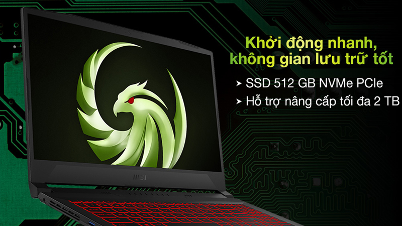Laptop MSI Gaming Bravo 15 B5DD R7 màu đen