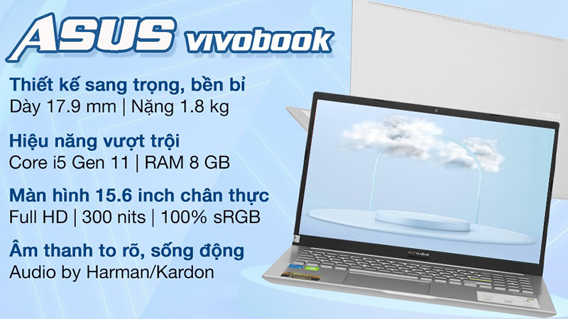 Laptop Asus VivoBook A515EP (BN544T)