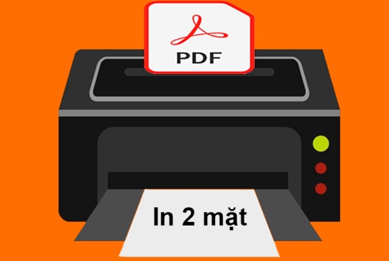 In 2 mặt PDF với tùy chọn trong Print