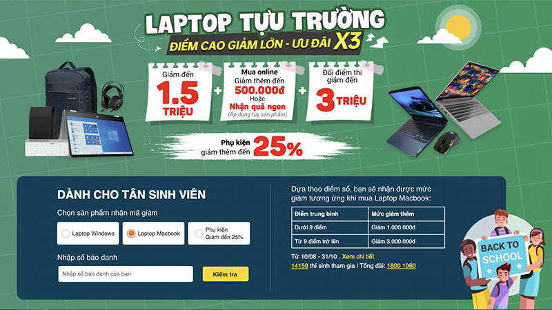 Blog Kiến Thức sở hữu vô vàn các ưu đãi dành cho các tân sinh viên