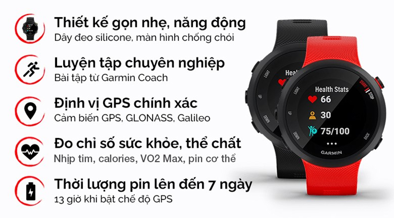 Đồng hồ thông minh Garmin Forerunner 45