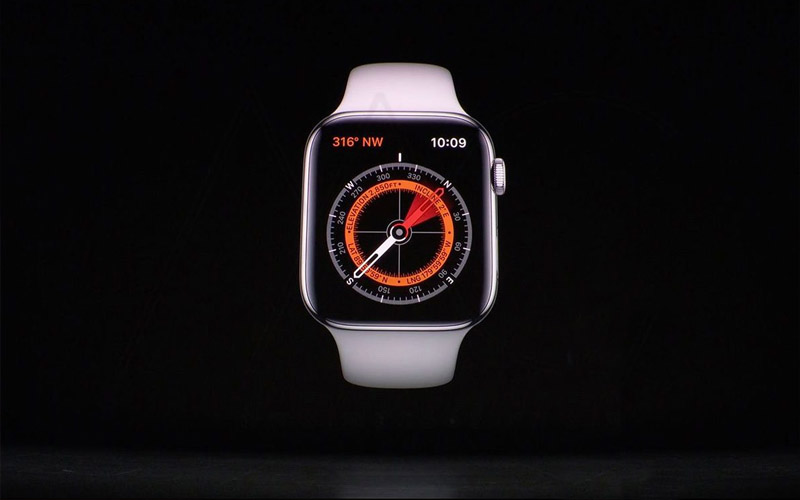 Tính năng la bàn trên đồng hồ thông minh giúp xác định phương hướng