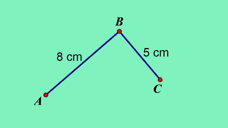 Cách tính độ dài đường gấp khúc