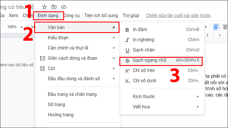 Định dạng văn bản