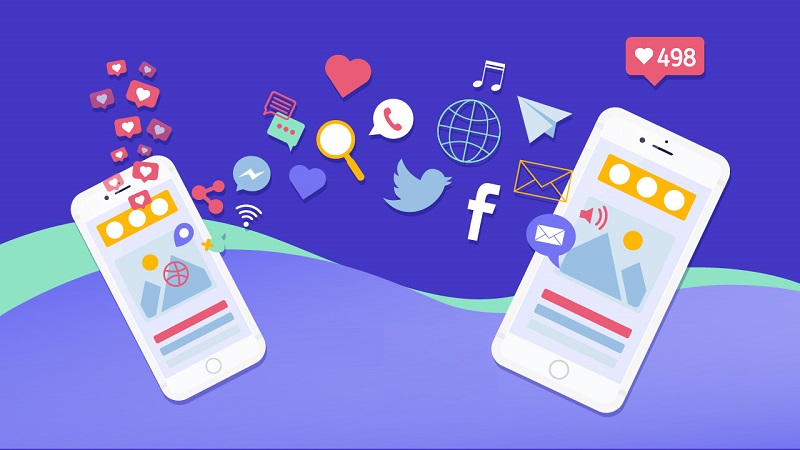 Sự chia sẻ cùng bạn bè trên internet
