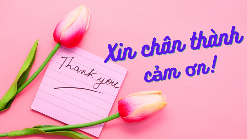 Từ chân thành có thể sử dụng trong những câu nói để bày tỏ sự thành tâm của bạn với đối phương