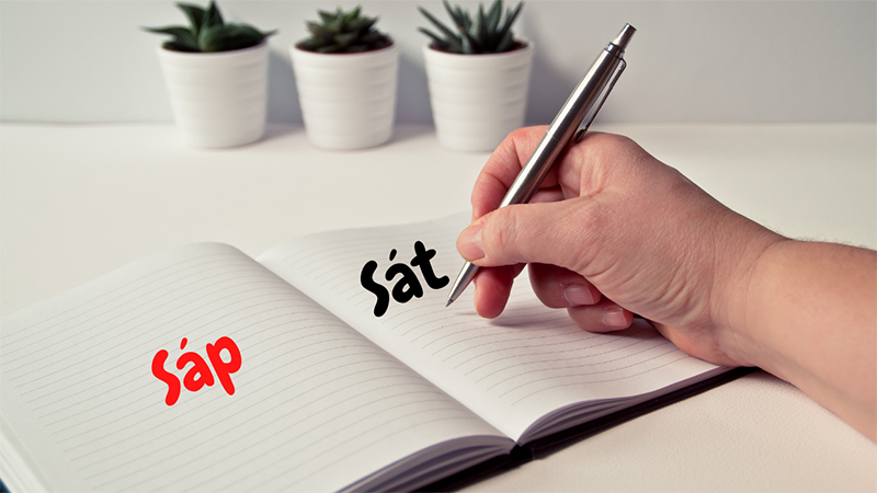 Hai từ Sát và Sáp đọc khá giống nhau nên khiến người nhiều bị nhầm lẫn