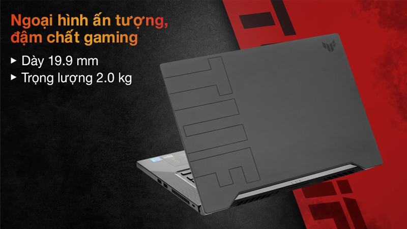 Laptop Asus TUF Gaming FX516PM sở hữu sức mạnh đáng kinh ngạt