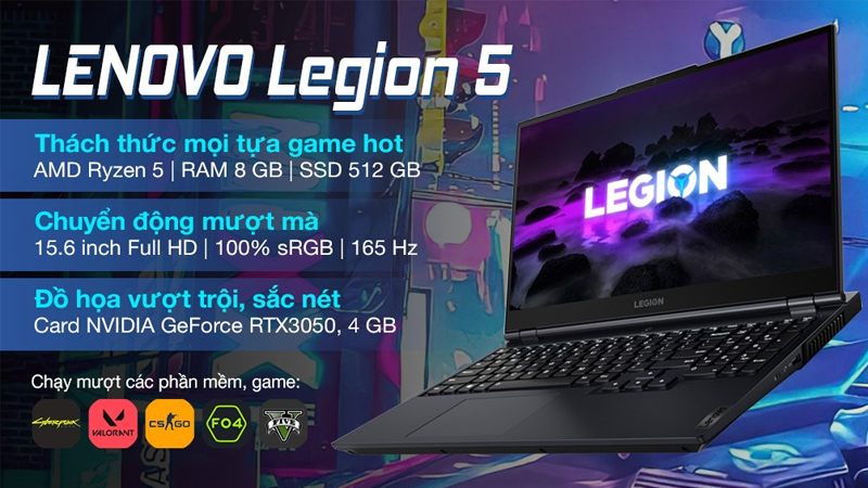 Laptop Lenovo Gaming Legion 5