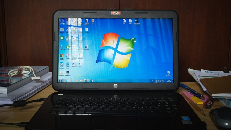 Laptop sử dụng hệ điều hành Windows 7