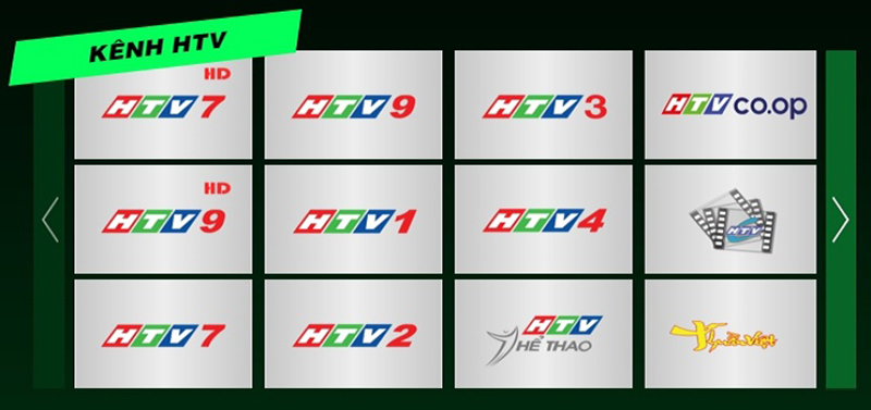 Các kênh truyền hình quen thuộc sẽ có mặt trên ứng dụng HTV Online