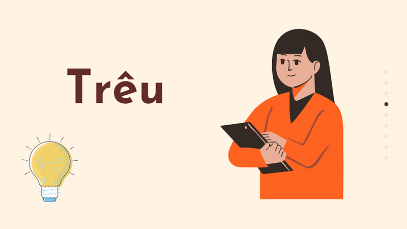 Trêu là từ đúng chính tả