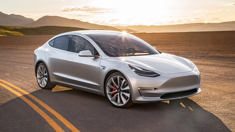 Tesla Model 3 sở hữu ngoại hình hiện đại