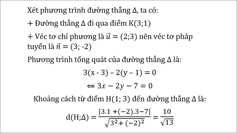 Lời giải của bài tập 3