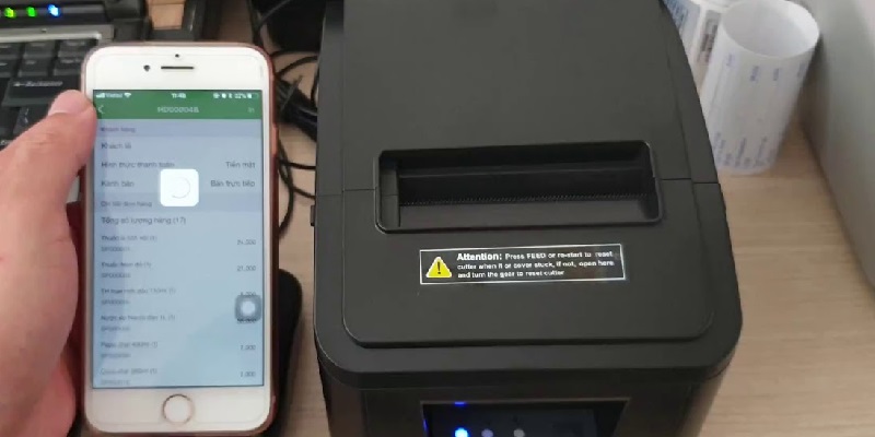 Kết nối Xprinter với điện thoại để in h&oacute;a đơn
