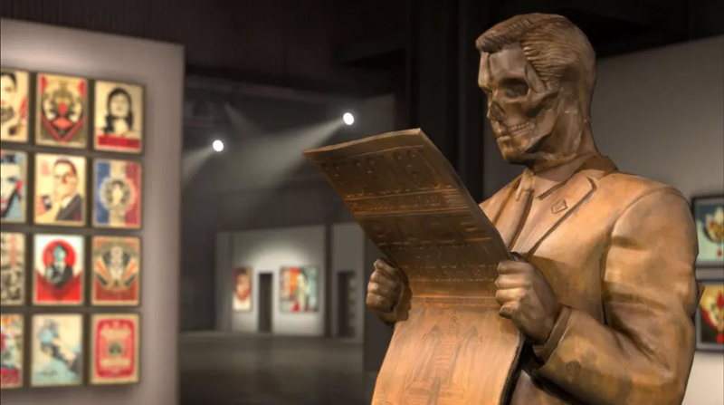 Shepard Fairey AR - Damaged là một trò chơi thực tế ảo