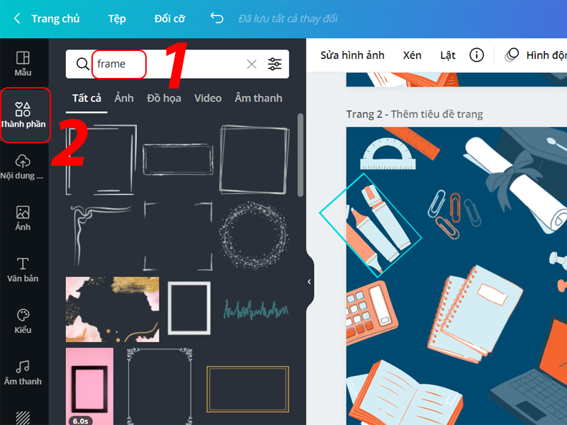 Video 2 cách tạo khung viền cho ảnh trên Canva cực dễ  Thegioididongcom
