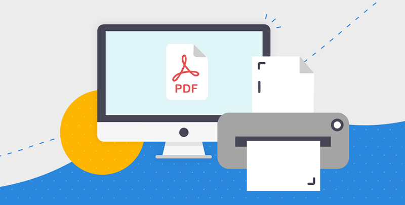 Máy in không in được File PDF vì lỗi khi thiết lập hộp thoại in