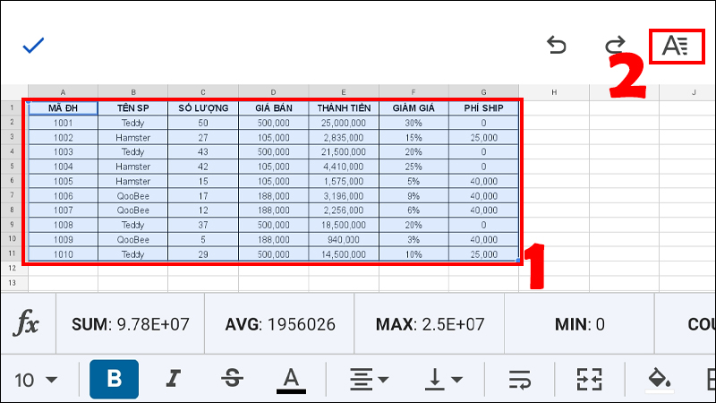 Video] Cách Tô Màu Xen Kẽ Trong Google Sheets Có Ví Dụ Chi Tiết -  Thegioididong.Com