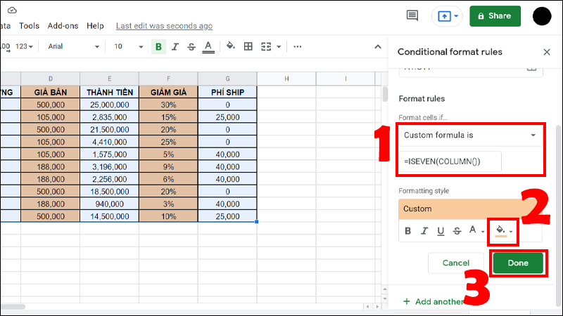 Cách tô màu trong Excel theo điều kiện hữu ích cho dân kế toán