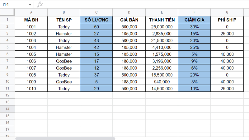 Hướng dẫn cách tô màu hàng cột xen kẽ trong Excel