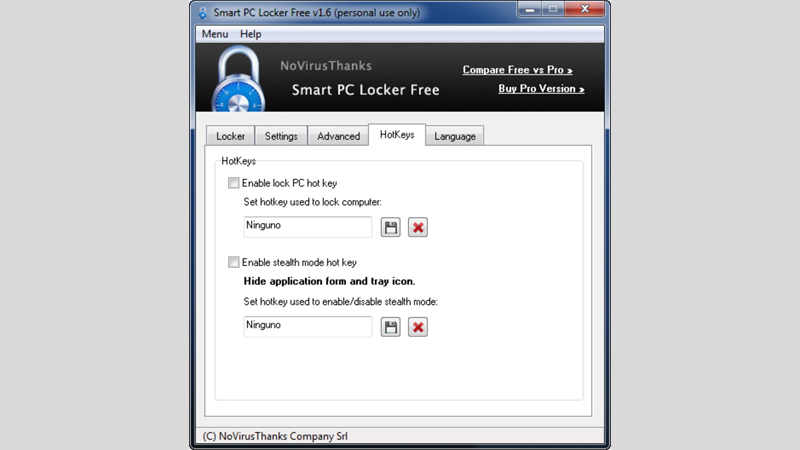 Phần mềm Smart PC Locker Pro có thể khóa toàn bộ hệ thống máy