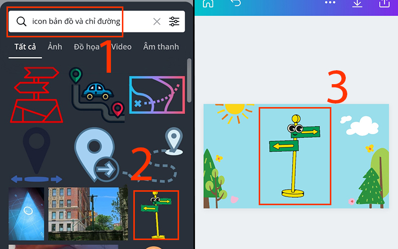 [Video] Cách vào kho icon địa chỉ miễn phí trên Canva cực đơn giản ...