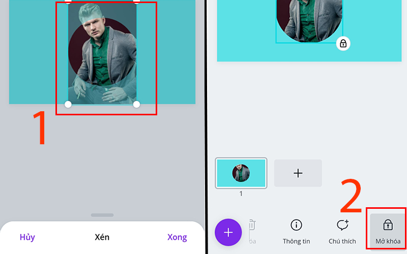 Chèn hình và Khóa hình ảnh
