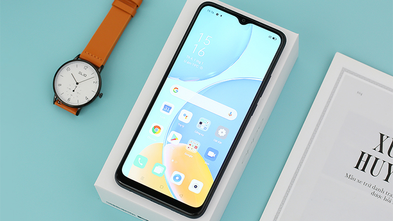 OPPO A15s có vẻ ngoài bắt mắt