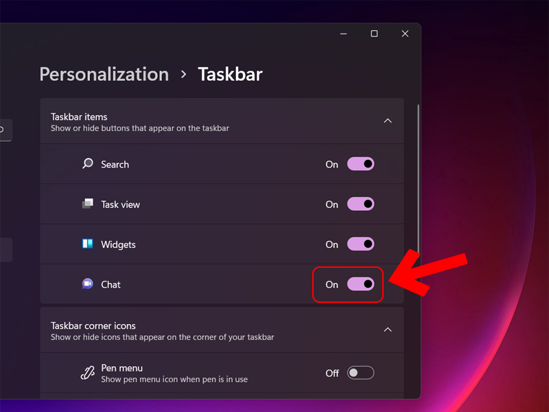 [Video] Cách xóa biểu tượng Chat trên thanh Taskbar Windows 11