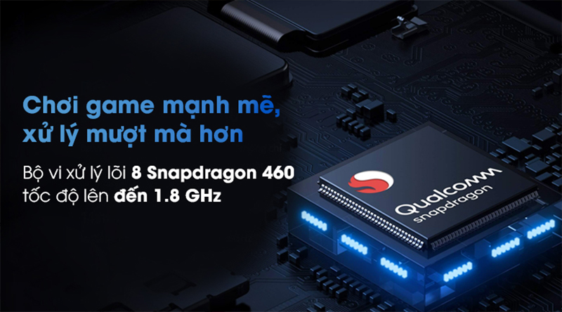 Chip Snapdragon 460 có thể chơi game mượt mà