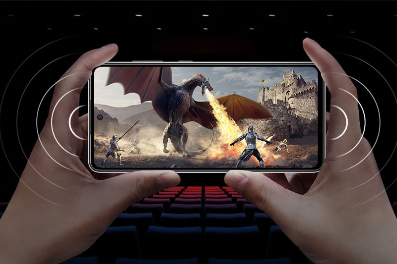 Samsung Galaxy A52 5G được trang bị con chip Snapdragon 750G c&oacute; hỗ trợ 5G tốc độ cao