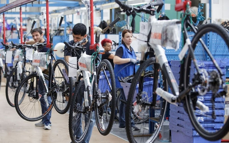 Giant đang c&oacute; mặt tại nhiều quốc gia từ nh&agrave; m&aacute;y sản xuất đến cửa h&agrave;ng xe đạp